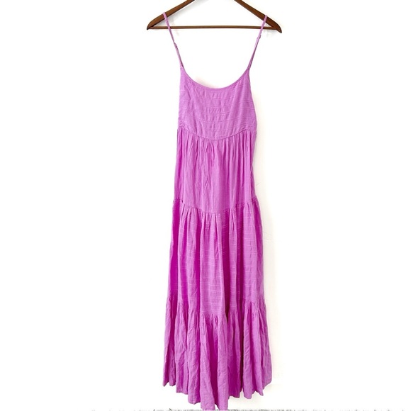 L Space Santorini Dress In Jewel Revolve X Small Maxi Sleeveless Tie Back NEW - Picture 3 of 13